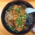 正好食堂 - 2019年11月　とんかつラーメン　650円