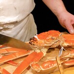 うを徳 - 湯上りの松葉がに