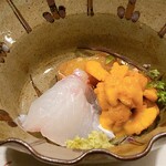 うを徳 - ・お造り からすみ・淡路島ひらめ・浜中馬糞ウニ