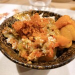 うを徳 - 香箱蟹と浜中馬糞ウニとからすみのミニお宝丼