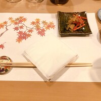 うを徳 - テーブルセット 今月は初冬感じさせる紅葉
