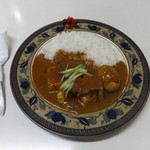 カレーハウス じゃんご - とんこつカレーＳＰ＋カレー煮玉子＋辛口