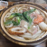 丼家 - 鍋焼きうどん(600円)