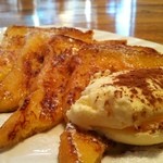 ぽこ・あ・ぽこ - フレンチトースト アイス添え