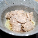 やまぐち - フカヒレのリングイネ　牛出汁？　蛤出汁