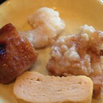 ぼんぼり - 照り焼きチキン　エビフライ　唐揚げ　だし巻き卵