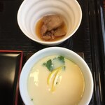 お寿司屋 原田 - カツオの煮付け、茶碗蒸し