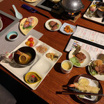 虹と海 - 夜のビュッフェ