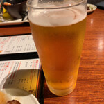 虹と海 - ビール￥850た、高い!!