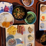 虹と海 - 朝ごはんビュッフェ。夜より朝の方が良かった