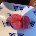 虹と海 - 朝ビュッフェのカレーの横にらっきょが❤もちろん食べるしかない!!（笑）