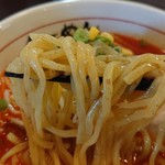 らーめん天 - 2019年11月　にんにく辛麺（味噌）+カレー丼セット　820+360円