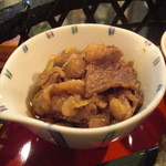 和や　てらさわ - 牛肉の時雨煮。