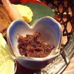 和や　てらさわ - 鰹の生姜煮。