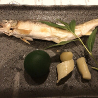 なにわ食彩　しずく - 鮎塩焼き