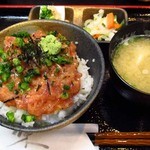 祭 - ランチネギトロ丼普通盛り