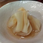 居酒屋 まんぼう - 新生姜の土佐酢漬け
