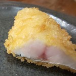 居酒屋 まんぼう - 鰺フライ断面