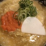 うどんおよべ - 明太子玉子とじあんかけ