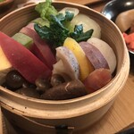 BROWN RICE Tokyo Omotesando - 旬野菜のせいろ蒸し膳