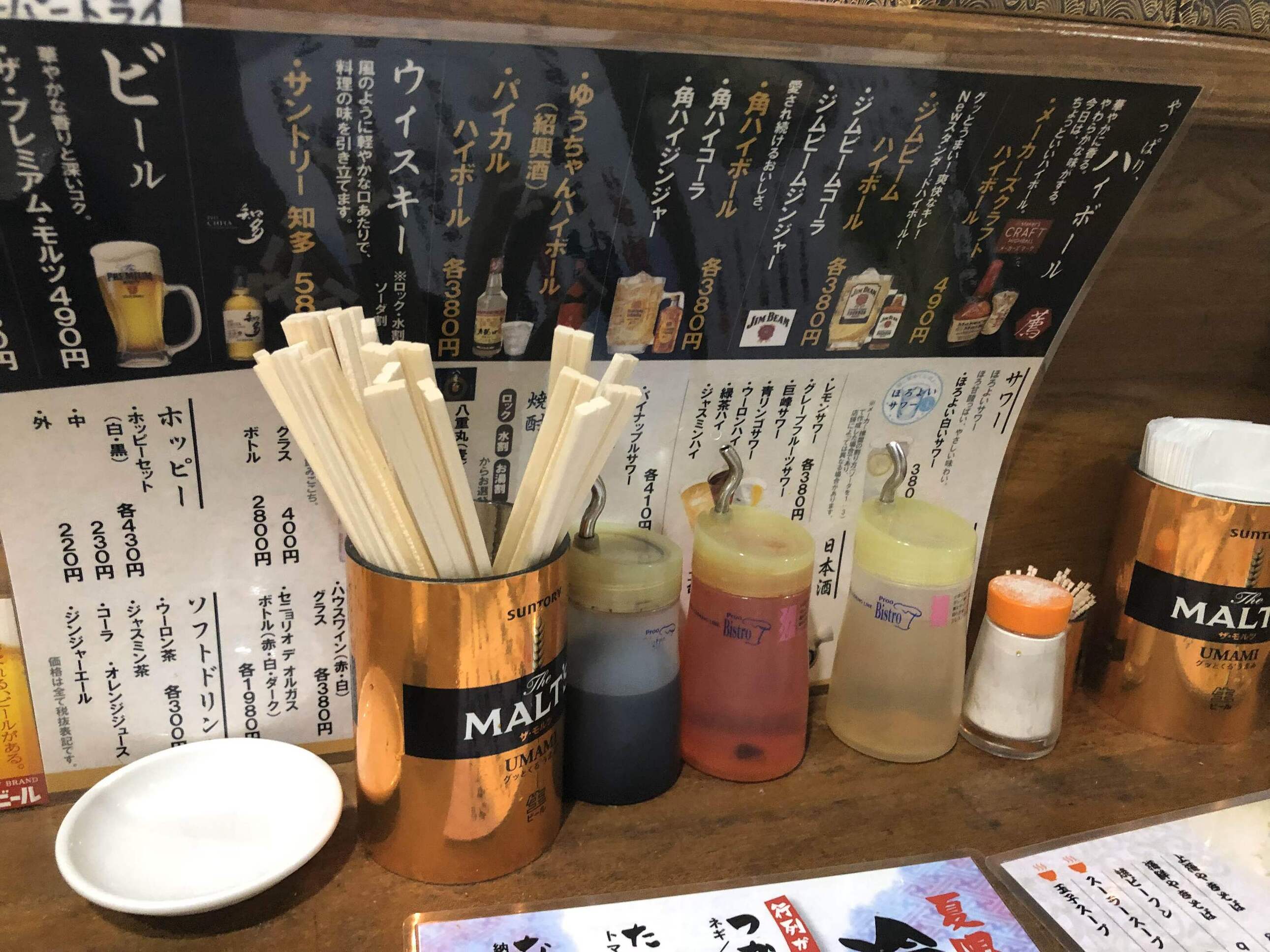メニュー写真 : 立ち呑み酒場ゆうちゃん - 新八柱/立ち飲み