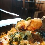 イタリアンダイニング CAFE bird - 銀沫と牡蠣の石窯ﾁｰｽﾞ焼