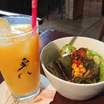 イタリアンダイニング CAFE bird - setｻﾗﾀﾞとﾄﾞﾘﾝｸ