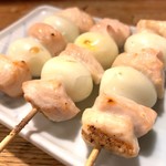 鳥里 - いとこ焼き 3串525yen