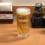 Hidakaya - 生ビール（中ジョッキ）税込290円