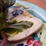 ビオテッカ - 蒸し鶏バジルソース