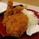 Katsuya - 「海老・ヒレカツ定食」