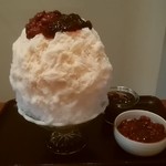 浅草浪花家 - コーヒーゼリーあずきみるく