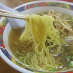 南園 - 普通の中華麺です