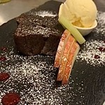 Bar de PePe ネロ - 濃厚！チョコレートテリーヌ バニラアイス添え