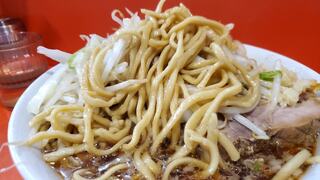 ラーメン二郎 - 麺をサルベージ