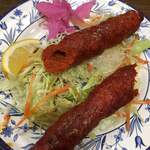 イスマイル - シークカバブ。お新香の安心感よ。