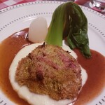 菜の詩 - ニュージーランド産牛ヒレ肉のコートレットボローニャ風