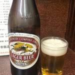 四日市飯店 - ビール中600円
