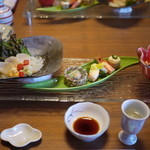 食べるお宿 浜の湯 - 先附、前肴、小鉢