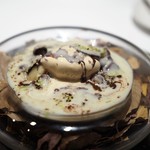 ラチュレ - チョコレート　ブーダンノワール　ラフランス　ピスタチオ　キャラメルアイス　栗のスープ