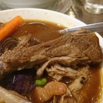 カリーサボイ - スペアリブのアップ