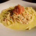 燻製キッチン - 燻製タラコのクリームパスタ