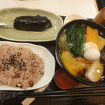 追分だんご本舗 - 赤飯御膳＋だんご