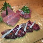 Rin - 本本マグロの3種盛り合わせ 1280円