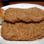 うどん棒 - ビールのアテとしてじゃこ天３００円を頼みましたよ。 ２枚出てきました。 沢山あって嬉しいですよね。 それから、大根も。 これは、ビールがすすみそうですよ。