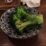 わかたろう - お通しのブロッコリー
