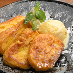広島風おこのみやき屋 ちゃこ - 料理写真:お好み焼き店ならでは!『鉄板て#12441;作るフレンチトースト』