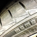 櫻井中華そば店 - 新調したタイヤもいい感じで剥けてきた