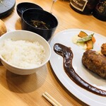 kitchen俊貴 - 黒毛和牛100%ハンバーグステーキランチ