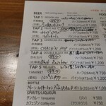 グランパ フィッシュ＆チップス - 本日のビールメニュー